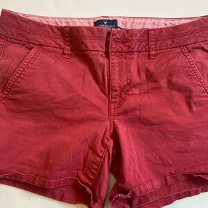 American Eagle Outfitters Women's Burgundy Shorts